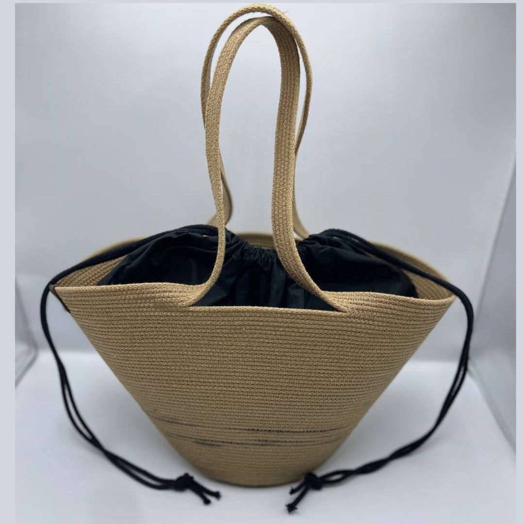 MUSTARD BAG - Color: MUSTARD / BLACK - Measurements: 23 x 40 cm