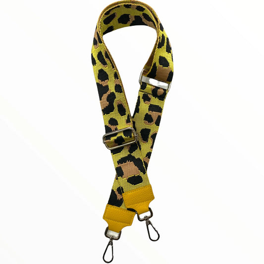 Tracolla regolabile, cinghia di ricambio - 135 / 75 cm - Multicolor  Leopard