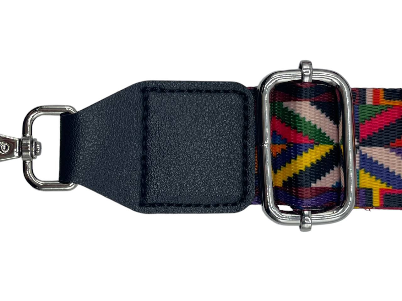 Tracolla regolabile, cinghia di ricambio - 145 / 75 cm - Multicolor  Arlecchino